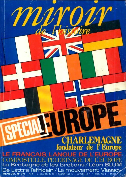 Livrenpoche : Miroir de l'Histoire n°271 : Spécial Europe - Collectif - Livre