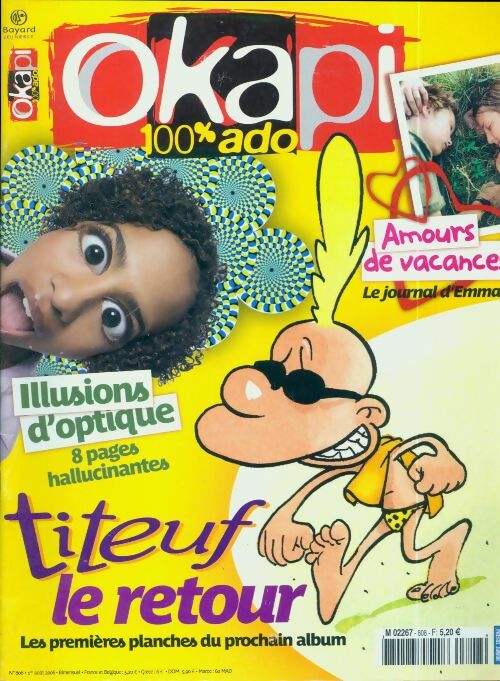 Livrenpoche : Okapi n°808 : Titeuf, le retour - Collectif - Livre