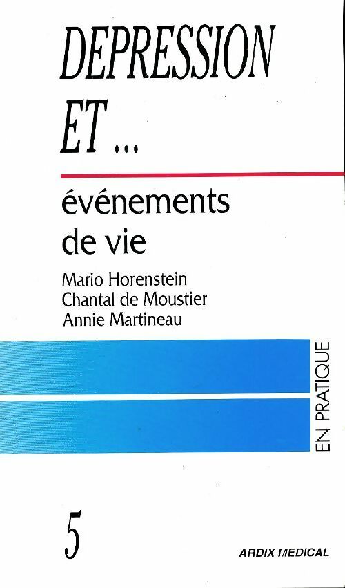 Livrenpoche : Dépression et...Événements de vie - Mario Horenstein - Livre