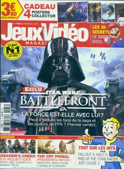 Livrenpoche : Jeux Vidéo Magazine n°178 : Star Wars battlefront - Collectif - Livre