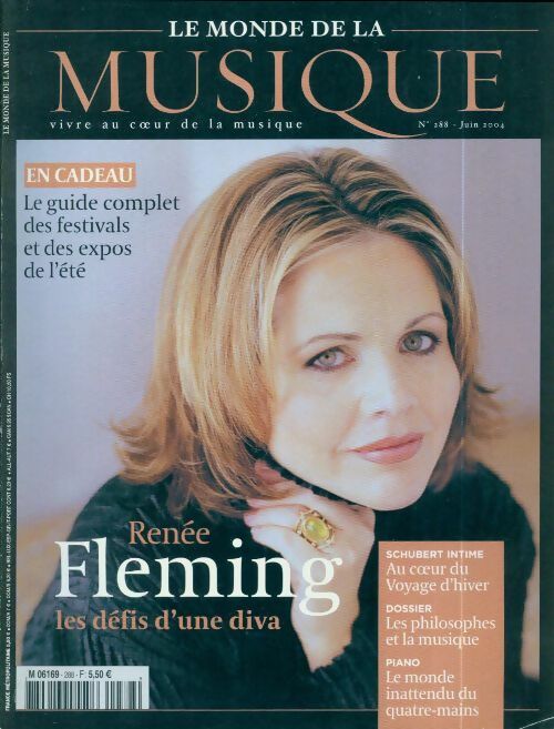 Le monde de la musique n°288 : Renée Fleming - Collectif -  Le monde de la musique - Livre