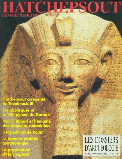 Livrenpoche : Les dossiers d'archéologie n°187 : Hatchepsout - Collectif - Livre