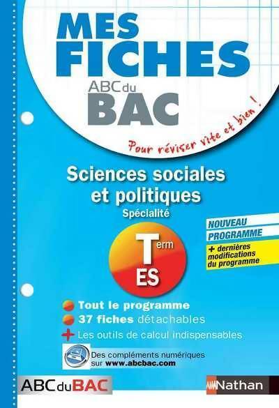 Livrenpoche : Sciences sociales et politiques Terminale ES - Delphine De Chouly - Livre