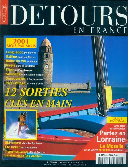 Livrenpoche : Détours en France n°62 : 12 sorties clés en main - Collectif - Livre