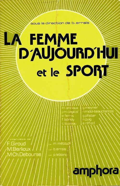 Livrenpoche : La femme d'aujourd'hui et le sport - Collectif - Livre