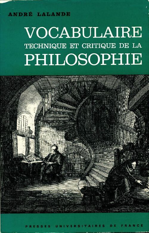 Livrenpoche : Vocabulaire technique et critique de la philosophie - A. Lalande - Livre