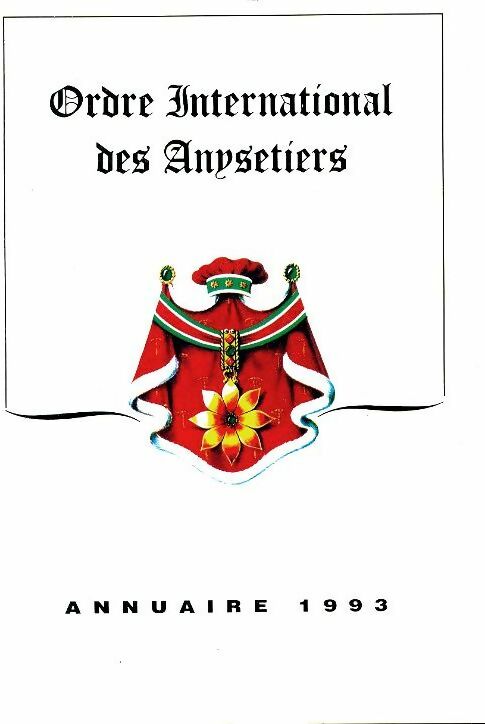 Livrenpoche : Ordre international des Anysetiers : Annuaire 1993 - Collectif - Livre