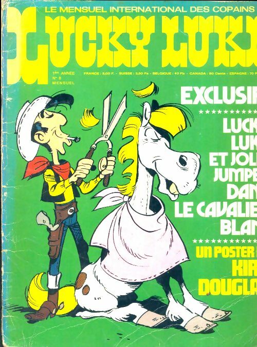 Livrenpoche : Le mensuel International des copains de Lucky Luke n°8 - Collectif - Livre