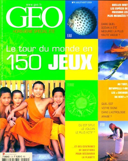 Livrenpoche : Géo hors-série spécial été n°1 : Le tour du monde en 150 jeux - Collectif - Livre