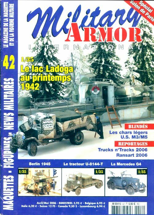 Livrenpoche : Military armor international n°42 : Le lac Ladoga au printemps 1942 - Collectif - Livre