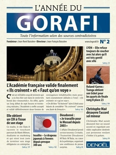 Livrenpoche : L'année du Gorafi n°2 - Jean-François Buissière - Livre