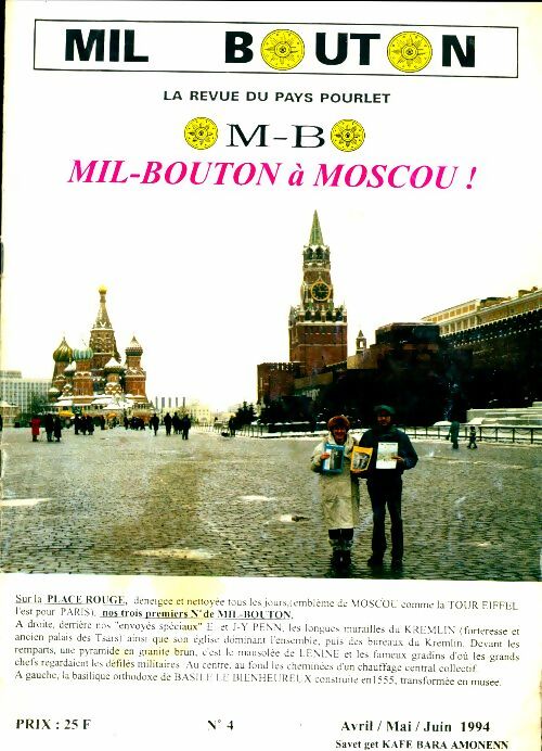 Livrenpoche : Mil Bouton n°4 : Mil-Bouton à Moscou - Collectif - Livre