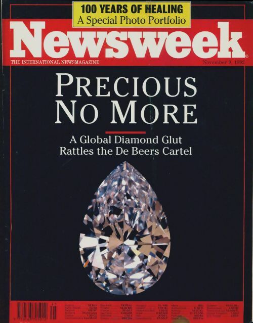 Livrenpoche : Newsweek n°45-1992 : Precious no more - Collectif - Livre