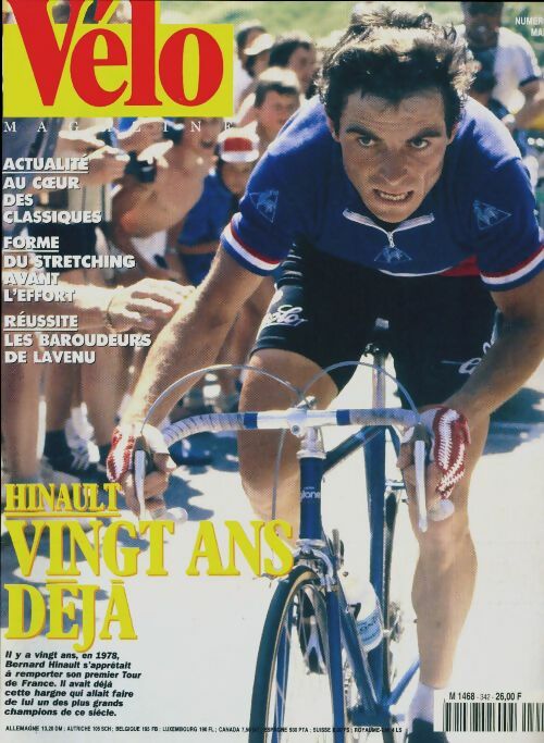 Livrenpoche : Vélo magazine n°342 : Hinault, vingt ans déjà - Collectif - Livre
