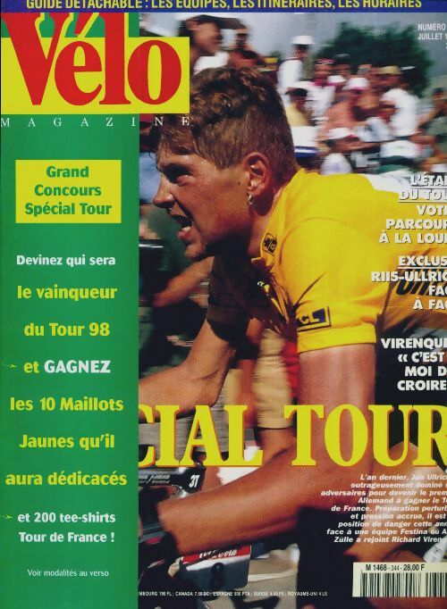 Livrenpoche : Vélo magazine n°344 : Spécial Tour - Collectif - Livre