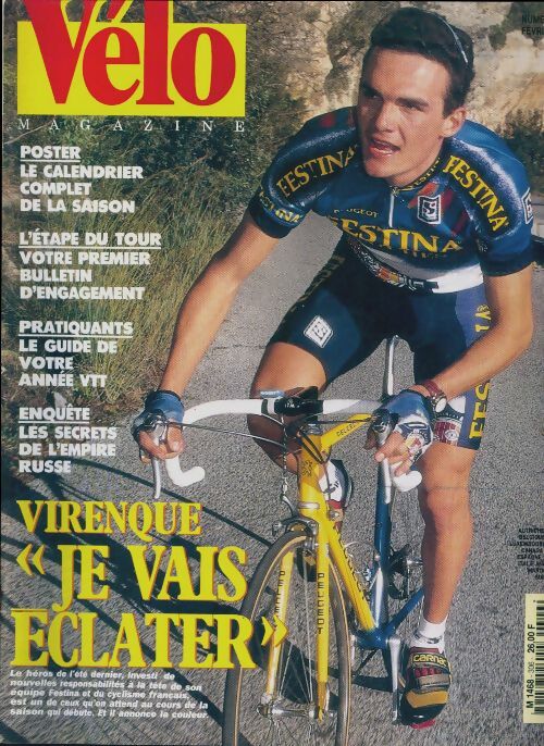 Livrenpoche : Vélo magazine n°306: Virenque, je vais éclater - Collectif - Livre