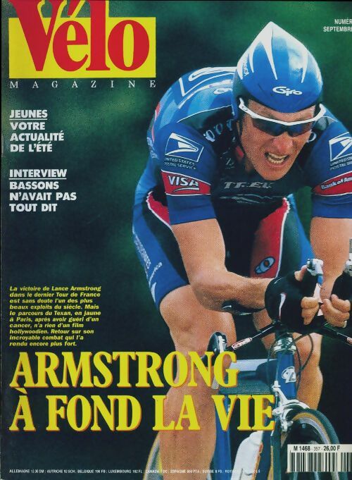 Livrenpoche : Vélo magazine n°357 : Armstrong à fond la vie - Collectif - Livre