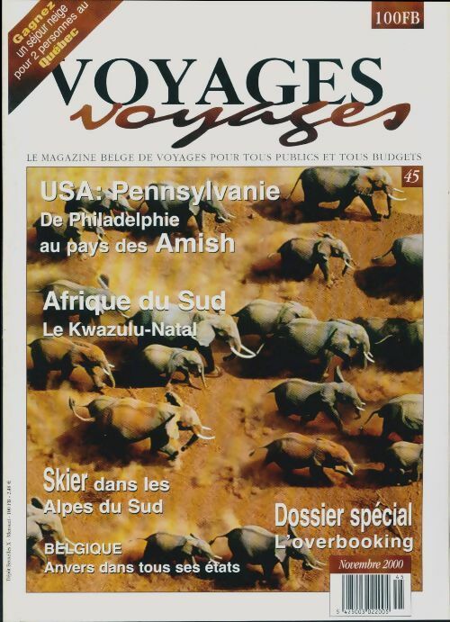 Livrenpoche : Voyages voyages n°45 : USA : Pennsylavanie / Afrique du Sud - Collectif - Livre
