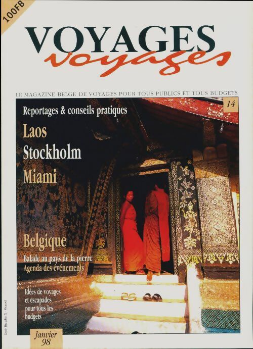 Livrenpoche : Voyages voyages n°14 : Laos / Stockholm / Miami - Collectif - Livre