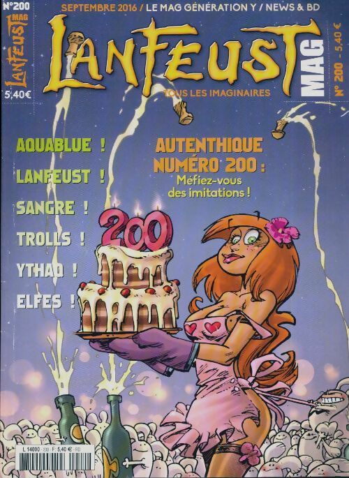 Livrenpoche : Lanfeust mag n°200 : Méfiez-vous des imitations ! - Collectif - Livre