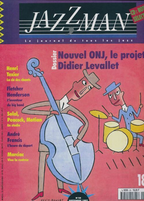 Livrenpoche : Jazzman n°28 : Nouvel ONJ, le projet Didier Levallet - Collectif - Livre
