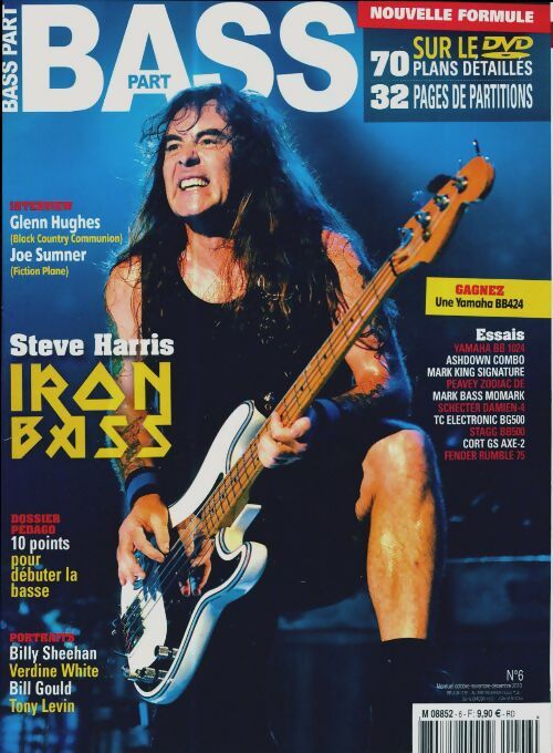 Livrenpoche : Bass part n°6 : Steve Harris, Iron Bass - Collectif - Livre