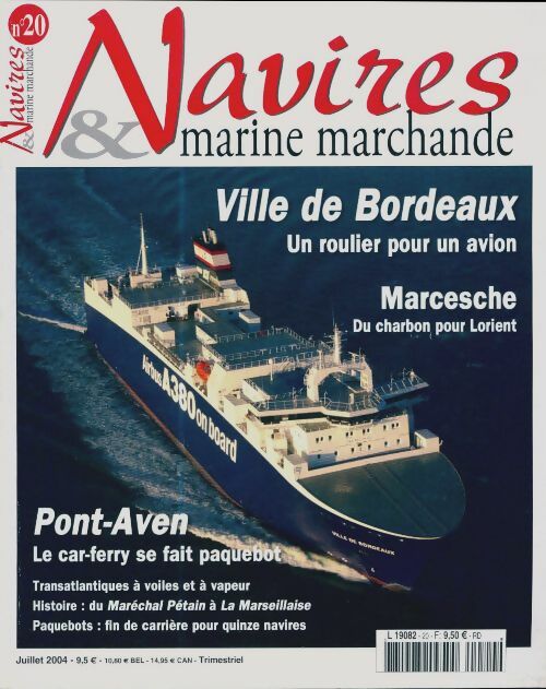Navire & Machine marchande n°20 : Ville de Bordeaux / Marcesche - Collectif -  Navire & Machine marchande - Livre