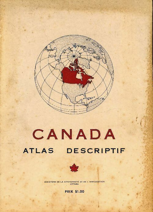 Livrenpoche : Canada. Atlas descriptif - Collectif - Livre