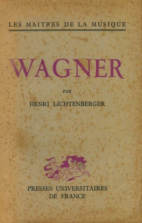 Livrenpoche : Wagner - Henri Lichtenberger - Livre