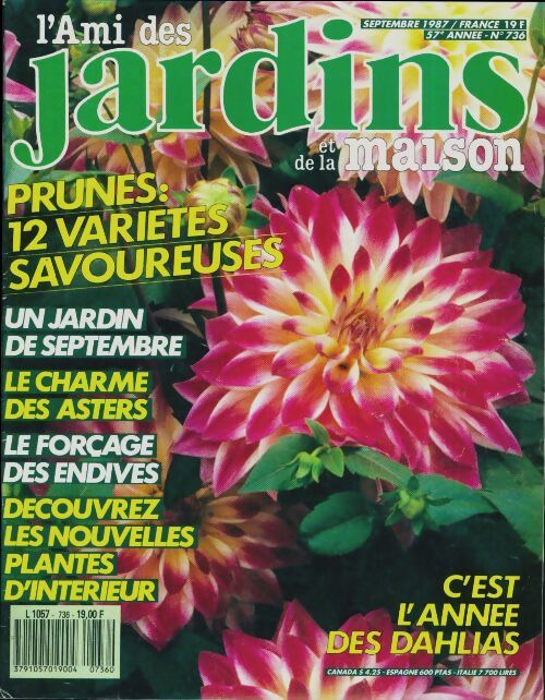 Livrenpoche : L'ami des jardins et de la maison n°736 : Prunes : 12 variétés savoureuses - Collectif - Livre