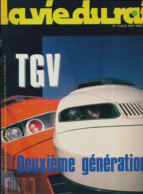 Livrenpoche : La vie du rail n°2143 : TGV deuxième génération - Collectif - Livre