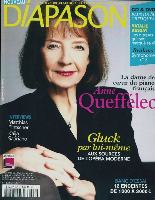 Livrenpoche : Diapason n°624 : Anne Queffélec - Collectif - Livre