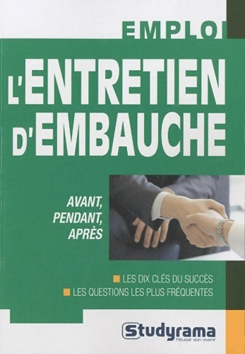 Livrenpoche : L'entretien d'embauche - Frédéric De Monicault - Livre