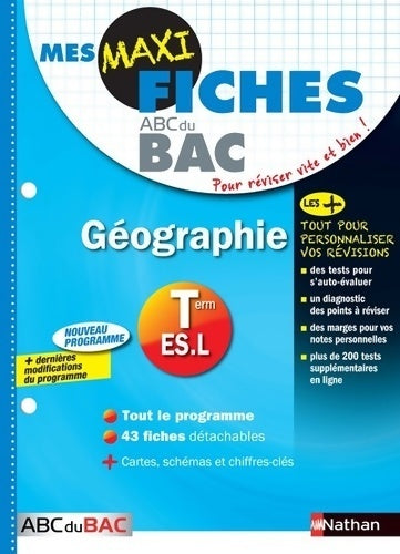 Livrenpoche : Géographie Terminale L, ES - Florian Louis - Livre