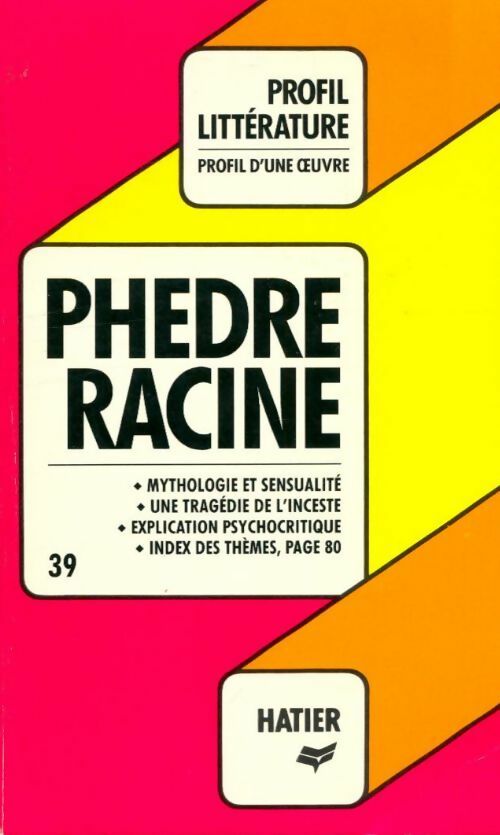 Livrenpoche : Phèdre - Jean Racine - Livre