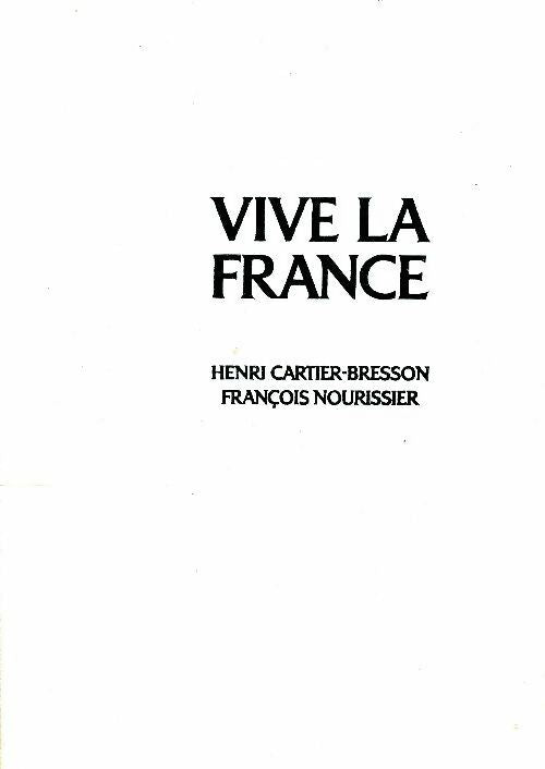 Livrenpoche : Vive la France - Henri Cartier-Bresson - Livre