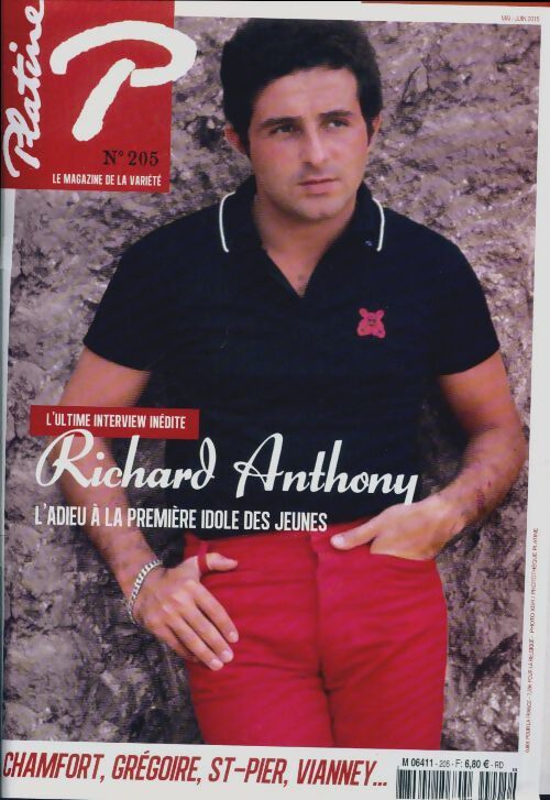 Livrenpoche : Platine n°205 : Richars Anthony - Collectif - Livre