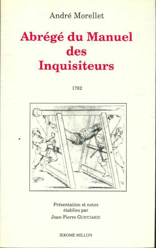 Livrenpoche : Abrégé du manuel des inquisiteurs - André Morellet - Livre