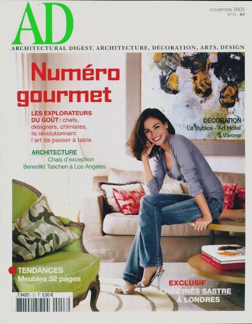 Livrenpoche : AD Architectural Digest n°53 : Numéro gourmet - Collectif - Livre