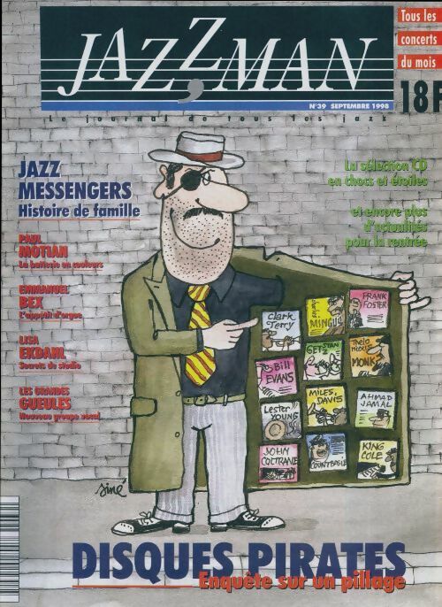 Jazzman n°39 : Disques pirates, enquête sur un pillage - Collectif -  Jazzman - Livre