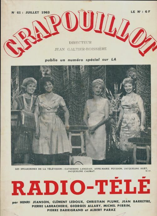 Livrenpoche : Le crapouillot n°61 : RAdio-télé - Collectif - Livre