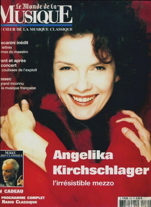 Livrenpoche : Le monde de la musique n°270 : Angelika Kirchschlager - Collectif - Livre