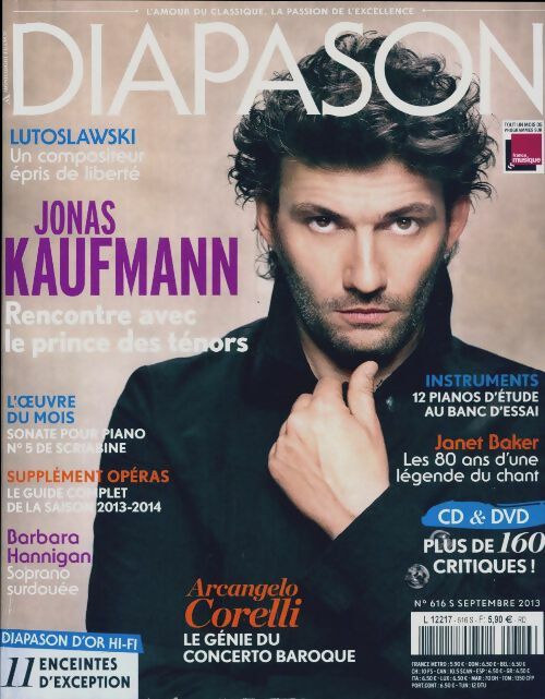 Livrenpoche : Diapason n°616 : Jonas Kaufmann - Collectif - Livre