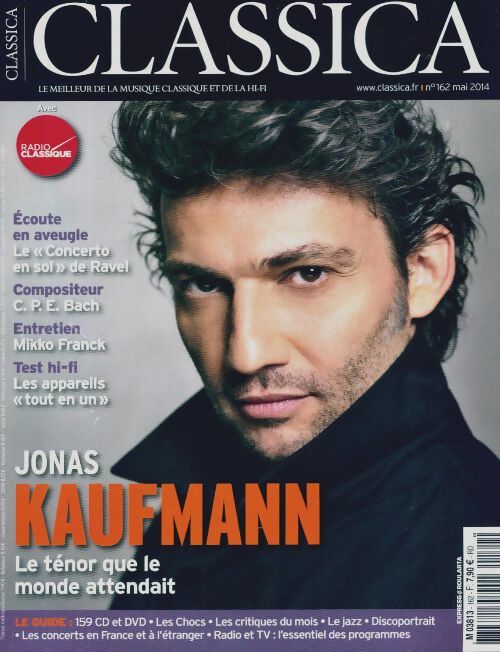 Livrenpoche : Classica n°162 : Jonas Kaufmann - Collectif - Livre