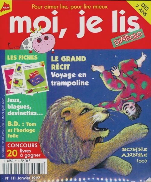 Livrenpoche : Moi je lis n°111 : Voyage en trampoline - Collectif - Livre
