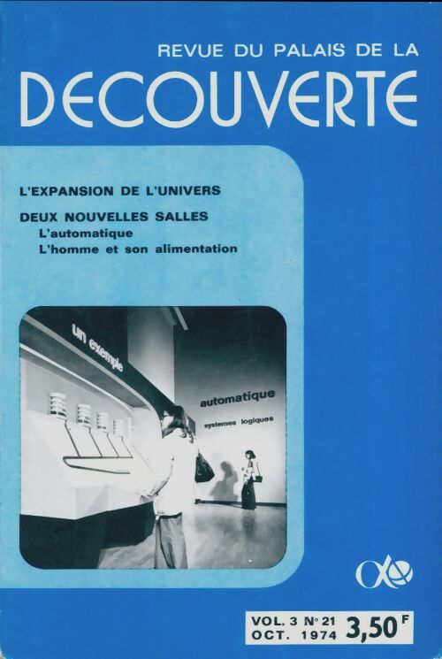Livrenpoche : Revue du palais de la découverte vol 3 n°21 - Collectif - Livre