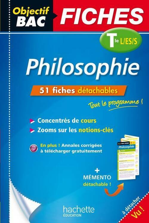 Livrenpoche : Philosophie Terminales L, ES, S - Eric Marquer - Livre