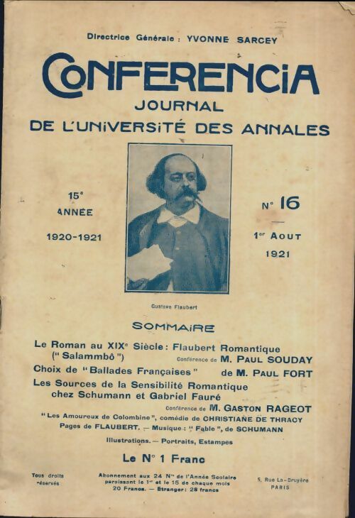 Livrenpoche : Conferencia 15e année  n°16 - Collectif - Livre