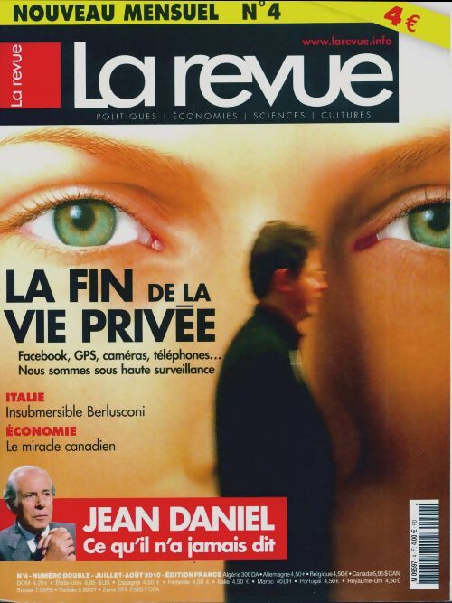 Livrenpoche : La revue n°4 : La fin de la vie privée - Collectif - Livre