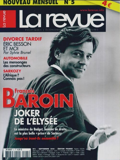 Livrenpoche : La revue n°5 : François Baroin - Collectif - Livre